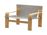 Detachable and washable Oak Accent Chair Wide Armrest Mid-Century Lounge Chair Linen Fabric Armchair W2336P251804