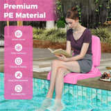 Outdoor swimming pool chairs with folding function-Pink 20770002