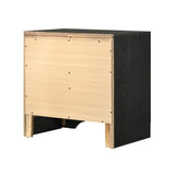 2 Drawers MDF Nightstand with 1 Jewelry Drawer, Black B016P255583