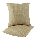Outdoor/Indoor Throw Pillows, Decorative Throw Pillows with Inserts, Simulated Straw Weaving 18"x18" W419P288613