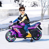 12V Kids Ride on Motorcycle, Electric Kids Motorcycle, Battery Powered Motorcycle for 3-6Years Old, W3380P322272