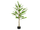76" Artificial Enkianthus Tree with Black Plastic Pot N772P286779G