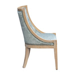 ZUN Upholstered Dining Chair with Nailhead Trim B035118591