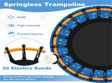 Astronaut Trampoline for Toddlers with Foam Padded Handle and Safety Padded Cover 06218124