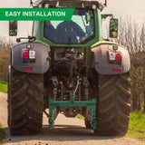 3 Pt Quick Hitch Adapter For Category 1 & 2 W/ Adjustable Bolt Tractor 3000lb,Green 72514488