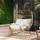 Palos Outdoor Wicker Loveseat - Light Brown N775P191275L