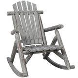 Wooden Porch Rocker Chair,Durable Wooden Porch Rocker Chair,Fir log Rocking Chair,Patio Rockers for W465P255396