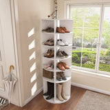Rotating Shoe Rack Tower, 6-Tier Spinning Shoe Rack, Free Standing 360&deg Revolving Shoe Organizer, 16371756