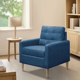 Tufted back Accent Chair B035P265947