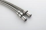 Mount Bathtub Faucet Freestanding Tub Filler Brushed Nickel Standing High Flow Shower Faucets with TH-Y5503NS