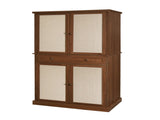 4 Door Cabinet with 1 Drawer, with 4 Adjustable Inner Shelves, Storage Cabinet W688141543