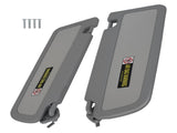 Pair Driver & Passenger Sun Visor fit for Honda Civic 06-11 Gray LHRH 77674977