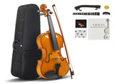 Full Size 4/4 Violin Set for Adults Beginners Students with Hard Case,Violin 08941007