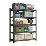 Garage Five Story Shelf, Capable Of Accommodating 2500 LBS, Adjustable Metal Shelf, Black, Requires 50733634