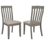 Grey Padded Side Chair B062P153692