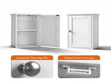 White P2 MDF painted cabinet, 34.6*20*50cm, single door with one shelf, bathroom vanit 12340414