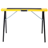 Saw Horses 2 Pack, Folding Portable Work Horse with Fast Open Legs, Convenient Handle, Heavy Duty 74052394