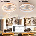 ZUN Ceiling Fans with Lights Dimmable LED Embedded installation of thin modern ceiling fans W1340120481