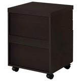 Cappuccino 3-Drawer File Cabinet B062P153729
