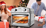 12.5 Quart 7-in-1 Convection Toaster Oven, 1500W, Stainless Steel, with 5 Pre-Set Menus Roast, W1002P292361
