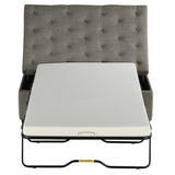 Folding Sofa Bed, 49.6" Ottoman with a Folding Sofa Bed, Convertible Ottoman Sleeper with Memory N719P268068E