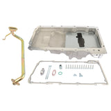 Fit for GM LS1/LS2/LS3 4.8 5.3 5.7 6.0 6.2 Retro Oil Pan Low Profile Aluminum, Pick Up, Gasket,Plate 51726343