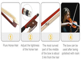 New 4/4 Acoustic Violin Case Bow Rosin White 23313207