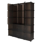 ZUN 20 Cube Organizer Stackable Plastic Cube Storage Shelves Design Multifunctional Modular Closet 31722240