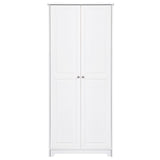 Double Door Five-tier Storage Cabinet White 84785421
