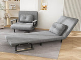 Folding Sofa Bed 5-in-1 Convertible Chair - 5-Position Adjustable Backrest with Pillow, Space-Saving W2700P319132