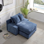 ZUN Modern Luxury Sofa Couch for Living Room Quality Upholstery Sleeper Sofa Bed Daybed Blue W1097P232984