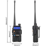 BAOFENG Radio Portable Walkie Talkie UV-5R, Handheld Ham Radio Long Range High Power, Rechargeable 26966030