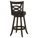 ZUN Cappuccino Swivel Bar Height Stool B062P153494