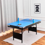 ZUN 5.5FT 3 in 1 Billiard table, 3 in 1 pool table, 5.5FT game table, 3 in 1 table tennis table, W2377P149840