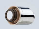 Portable Insulated Cup with Built-in Lipstick Mirror Lipstick Tumbler 160mL orange 18416926