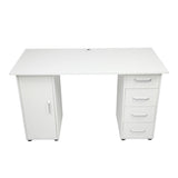 ZUN [Old code:04429348]One Door Four Drawers Computer Desk White 47963814