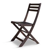 3-Piece Eucalyptus Bistro Set, Square, Espresso B046125055