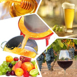 Hydraulic Fruit Wine Apple Press 5.3Gallon/20L -Stainless Steel for Wine Cider Making W46532331