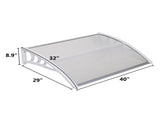 HT-100 x 80 Household Application Door & Window Rain Cover Eaves Transparent 95866247