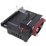 Mini Table Saw,Belt Sander,4pcs Blades,10pcs Sanding Blet,7 Gear Adjustable 0-90&deg Angle, Available W465P200266