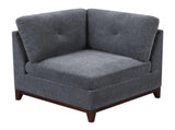 Modular Living Room Furniture Corner Wedge Ash Chenille Fabric 1pc Cushion Wedge Sofa Couch. B011104328