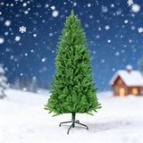 5ft artificial Christmas tree, 556 branches, 60 inches high, flame retardant PVC, Green 34204193