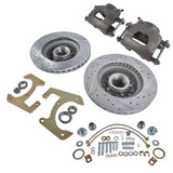 Disc Brake Kit Fit for Chevrolet GMC 3100 Base Half-Ton Pickup Truck Drilled/Slotted 28673843