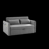 MH" Sleeper Sofa Bed w/USB Port, 3-in-1 adjustable sleeper with pull-out bed, 2 lumbar pillows and W119362743