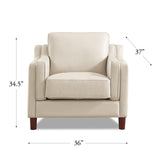 Bella Top Grain Leather Chair B2705P211805