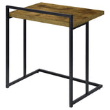 Antique Nutmeg Rectangular Top Snack Table B062P145665