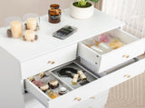 Modern Simple 5-Drawer Dresser White 18115091