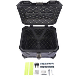 45L Balck Waterproof Motorcycle Luggage Tail Box, Trunk Storage, Scooter Top Case 91279920
