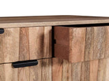 Stylish - Style 2 -Drawer 2 -Door Cabinet , Mango Wood in Natural Finish N780P234027N