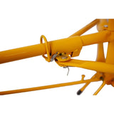 ZUN Drywall Panel hoist Drywall Lift Rolling Panel Hoist Jack Lifter 16ft yellow color W46538730